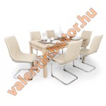 Barton 6 étkező Berta asztallal Barton 6 étkező Berta asztallal